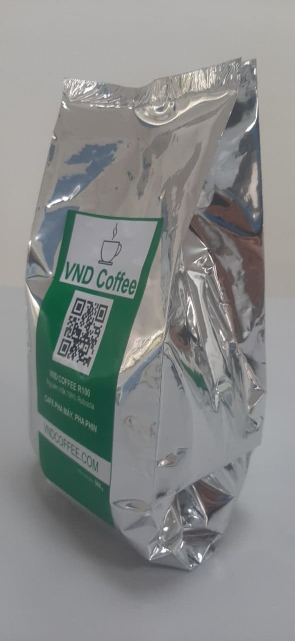 VND Coffee R100 cao cấp túi 500g (HẠT)