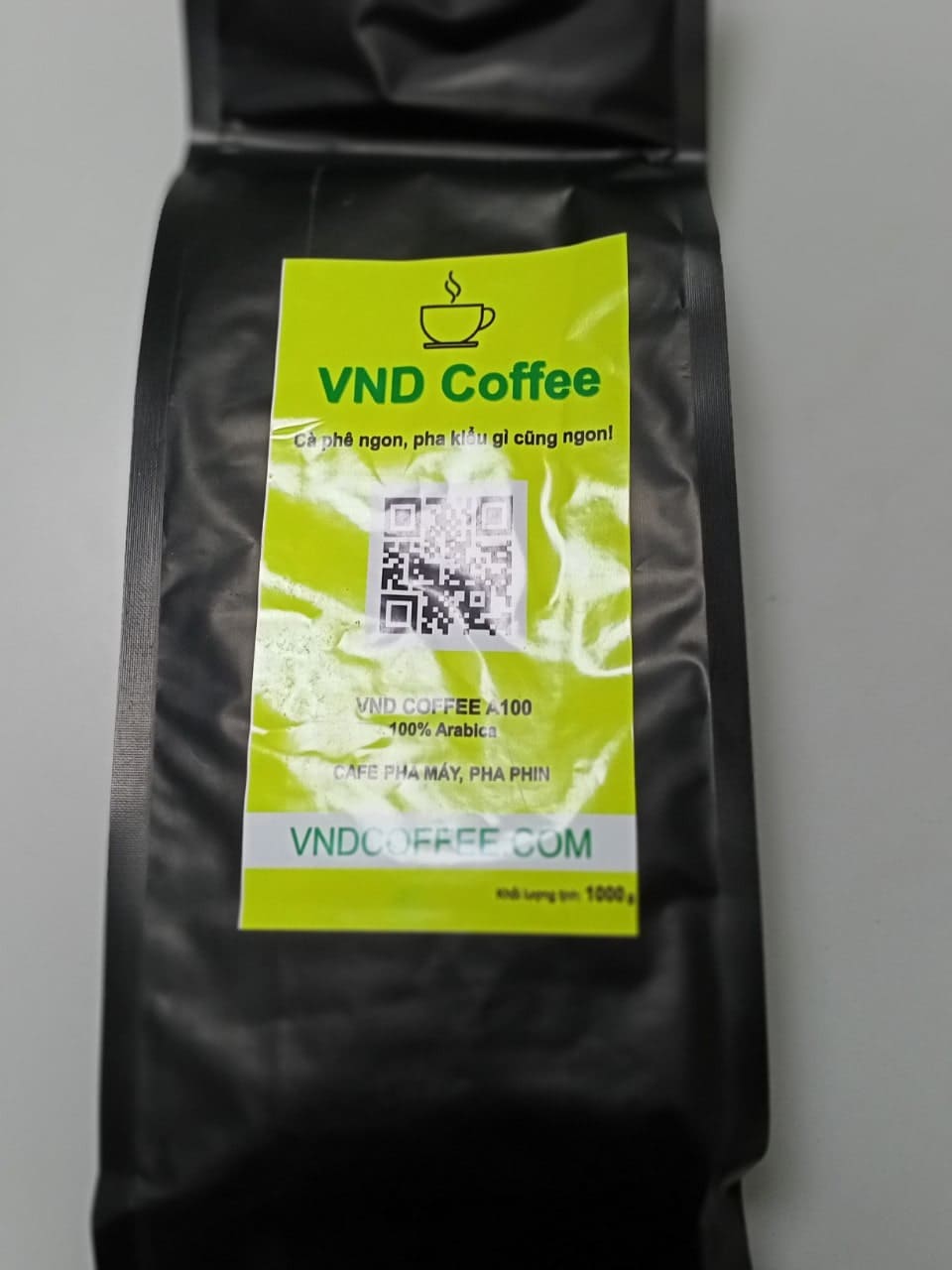 VND Coffee A100 cao cấp túi 1000g - Tết ông bà