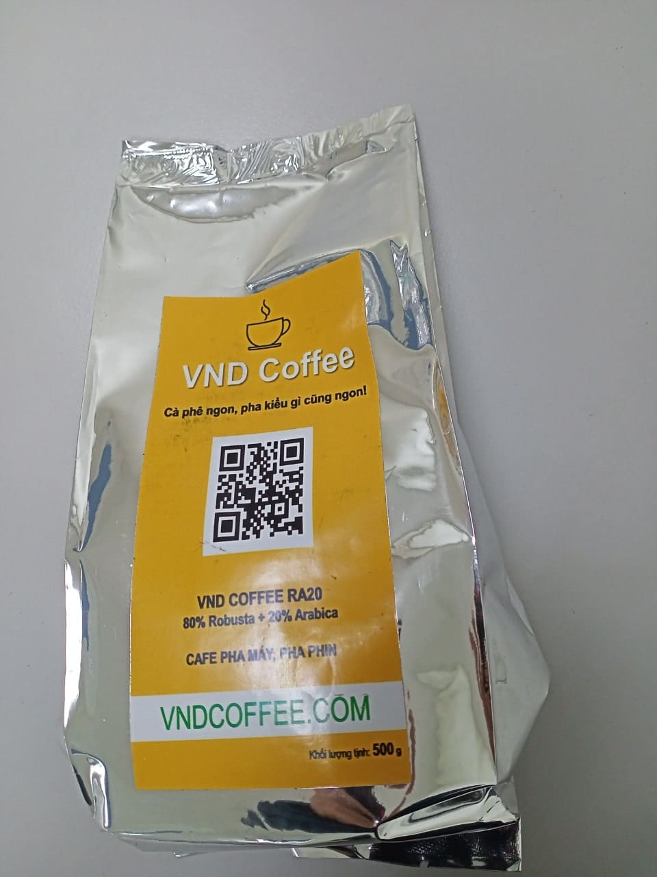 VND Coffee RA20 cao cấp túi 500g - Tết vui khỏe
